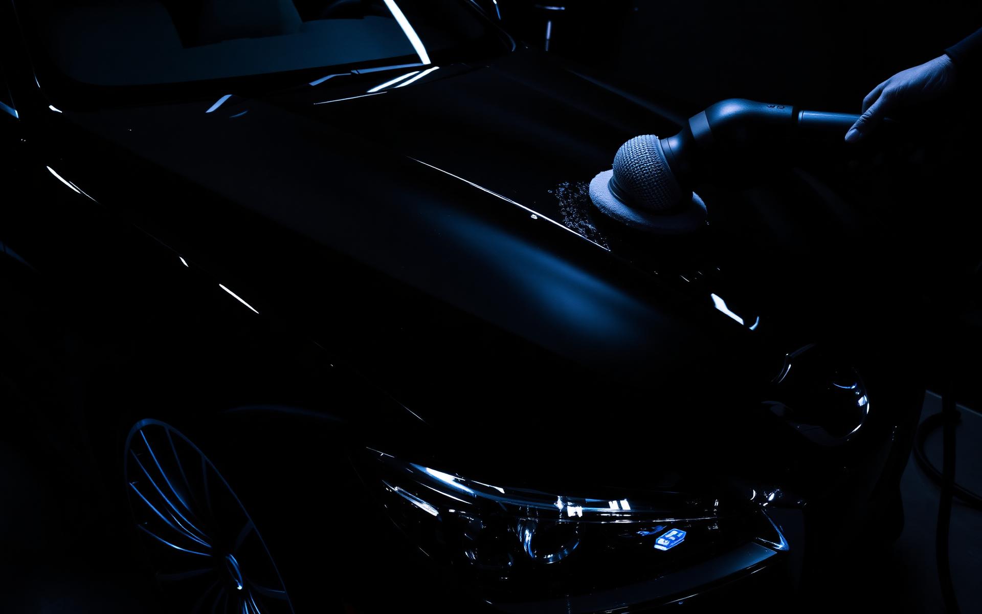 Machine Polish — Black Sedan